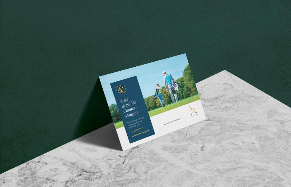 Brochure école de Golf Cannes-Mougins